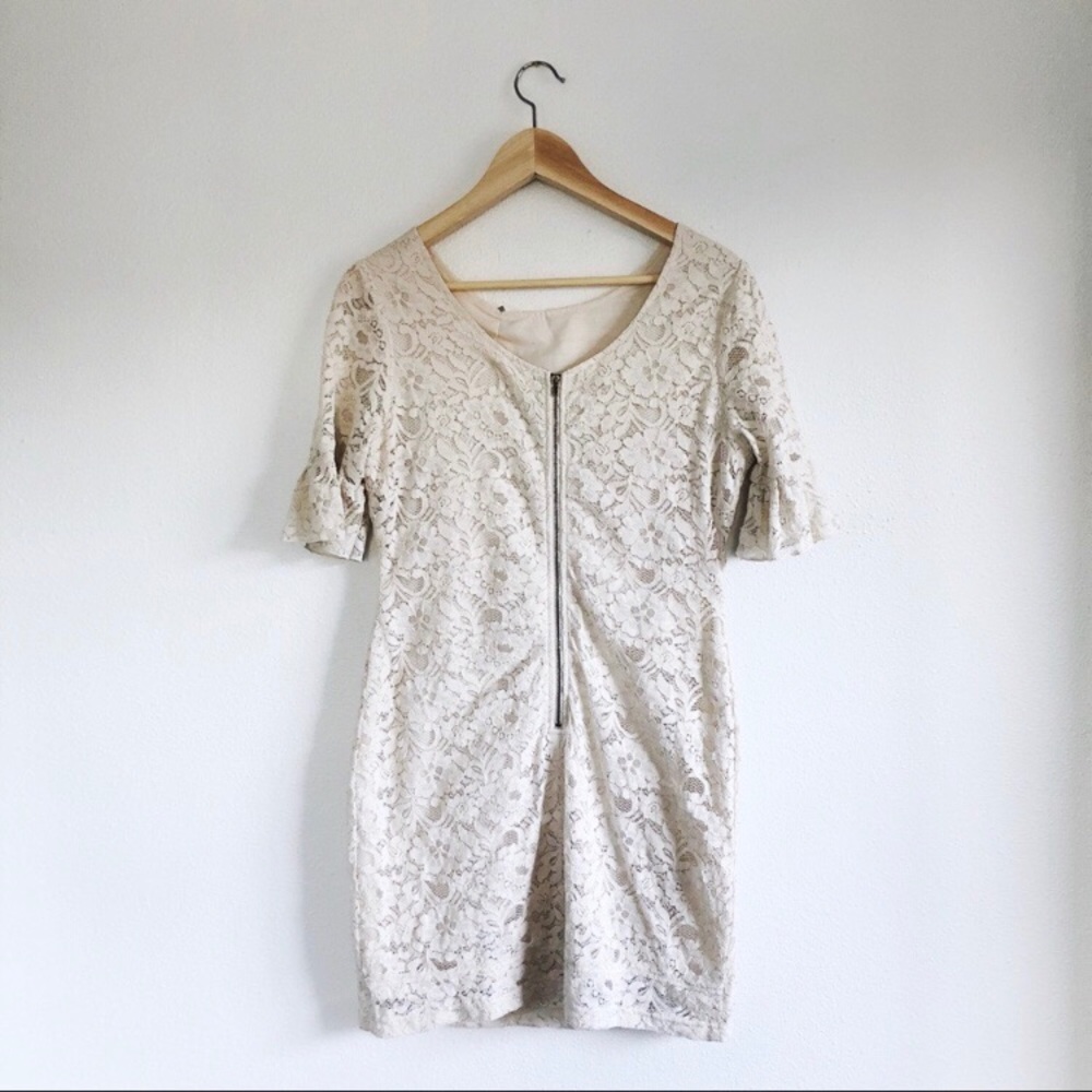 Anthropologie bell sleeve lace dress - Picture 2 of 5